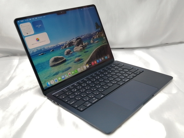 【中古】Apple MacBook Air 13インチ M2(CPU:8C/GPU:8C) 16GB/256GB ミッドナイト MC7X4J/A (M2,2022)【ECセンター】保証期間１ヶ月【ランクB】