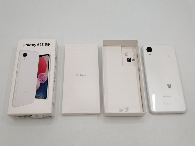 新品未使用】Galaxy A23 5G ホワイト 64 GB au 専用！Galaxy A23 5G