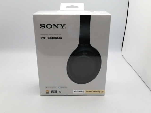 【未使用】SONY WH-1000XM4 (B) ブラック【ECセンター】保証期間１ヶ月