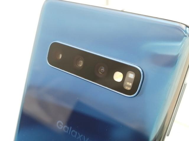 【中古】SAMSUNG 楽天モバイル 【SIMフリー】 Galaxy S10 プリズムブルー 8GB 128GB SM-G973C【ECセンター】保証期間１ヶ月【ランクB】 携帯電話本体