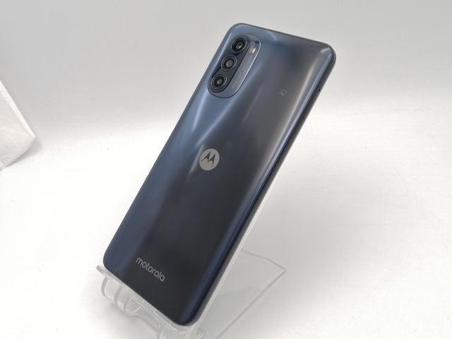 【中古】MOTOROLA 国内版 【SIMフリー】 moto g52j 5G インクブラック 6GB 128GB PATM0000JP【秋葉5号】保証期間１ヶ月【ランクB】