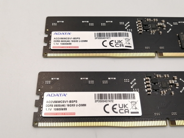 【中古】DDR5 16GB 2枚組（合計32GB） DDR5-5600(PC5-44800)【デスクトップPC用】【ECセンター】保証期間１週間_1