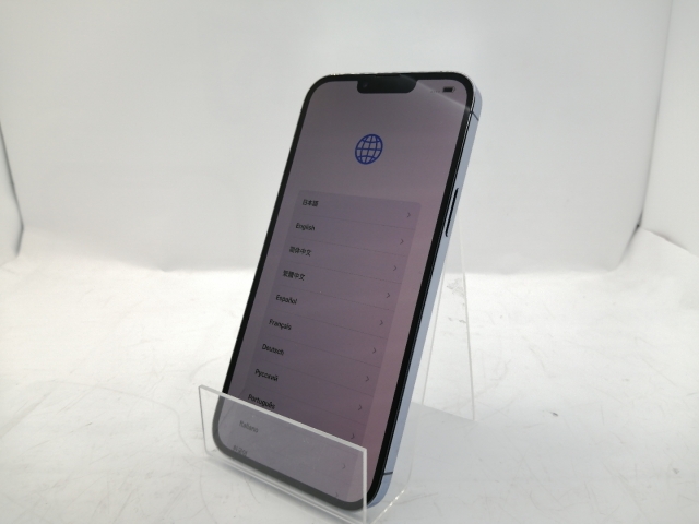 【中古】Apple SoftBank 【SIMフリー】 iPhone 13 Pro Max 256GB シエラブルー MLJD3J/A【秋葉5号】保証期間１ヶ月【ランクC】_1