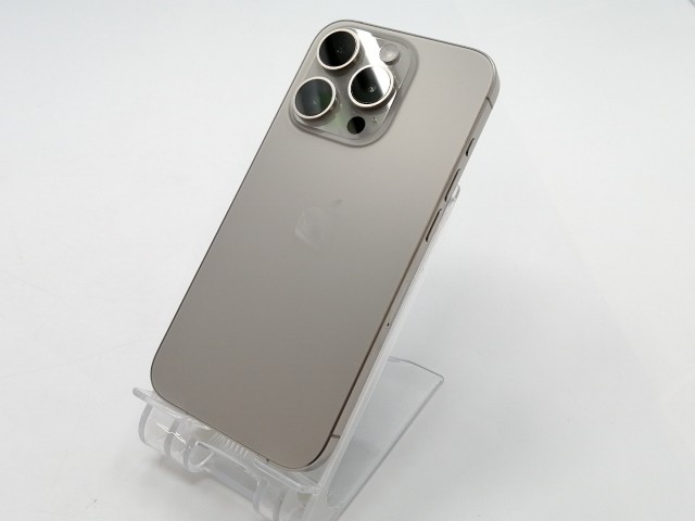 【中古】Apple 国内版 【SIMフリー】 iPhone 15 Pro 128GB ナチュラルチタニウム MTU93J/A【ECセンター】保証期間１ヶ月【ランクA】の通販は