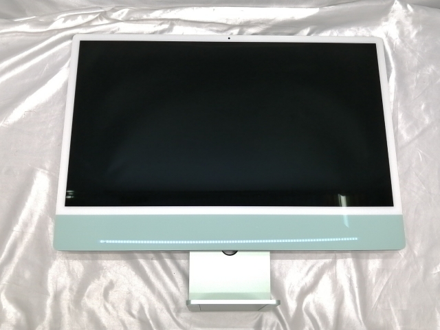 中古】Apple iMac 24インチ CTO (M1・2021) グリーン M1(CPU:8C/GPU:8C