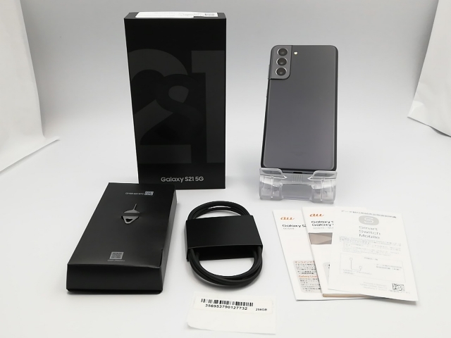 Galaxy S21 5G ファントムグレー 256 GB au 中古】【安心保証】 Galaxy