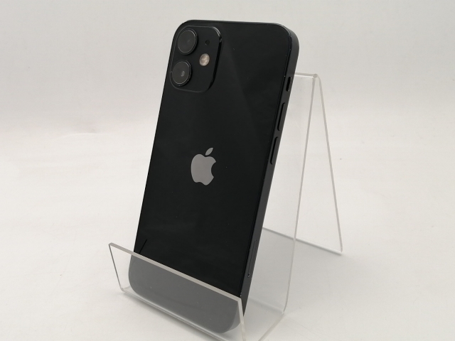 【中古】Apple 国内版 【SIMフリー】 iPhone 12 mini 256GB ブラック MGDR3J/A【ECセンター】保証期間１ヶ月【ランクC】