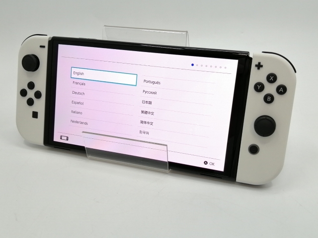 【中古】Nintendo Switch 本体 (有機ELモデル) HEG-S-KAAAA ホワイト 【2021年10月】【ECセンター】保証期間１ヶ月【ランクB】