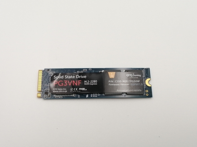 CFD販売 NVMe SSD 1TB CSSD-M2B1TPG3VNF 楽天市場】CFD Gaming PG3VNF ゲーミングモデル パソコン ゲーム