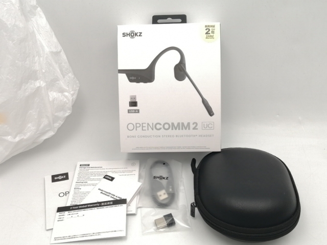 【中古】Shokz OpenComm2 UC USB-A SKZ-EP-000023 [ブラック]【ECセンター】保証期間１ヶ月【ランクA】_4