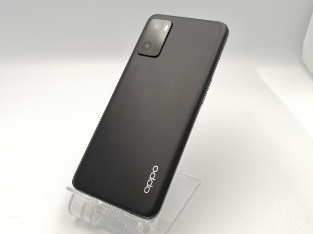 OPPO A55s 5G 白ロム ブラック 中古)OPPO OPPO A55s 5G 64GB ブラック