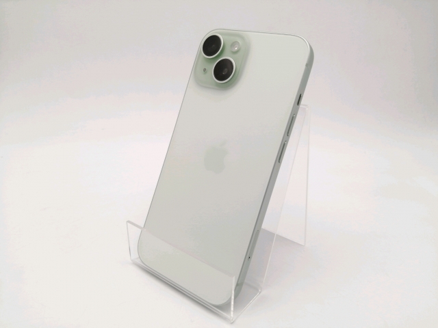 【中古】Apple 国内版 【SIMフリー】 iPhone 15 256GB グリーン MTMT3J/A【ECセンター】保証期間１ヶ月【ランクA】