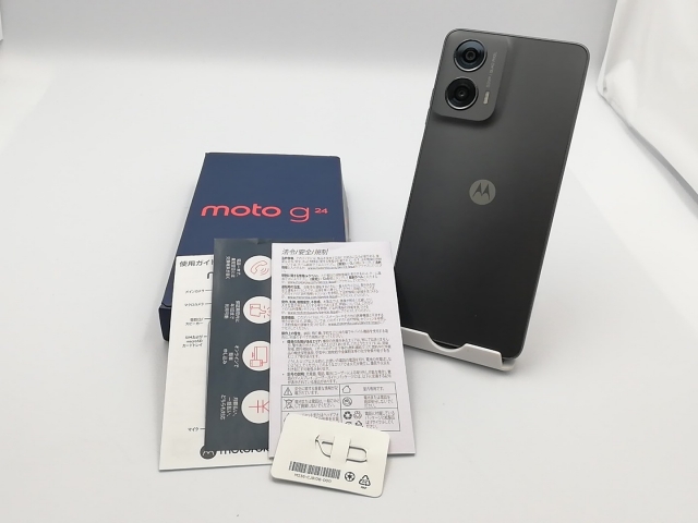 Motorola moto g 24 8GB/128GB マットチャコール Motorola スマートフォン moto g24 8GB/128GB マットチャコール