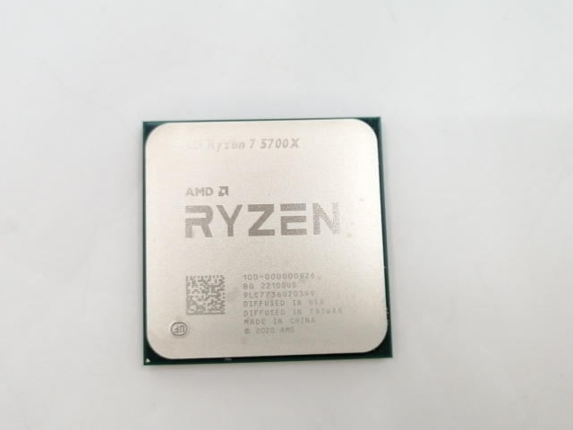 中古】AMD Ryzen 7 5700X (3.4GHz/TC:4.6GHz) BOX AM4/8C/16T/L3 32MB/