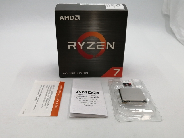 中古】AMD Ryzen 7 5700X (3.4GHz/TC:4.6GHz) BOX AM4/8C/16T/L3 32MB/