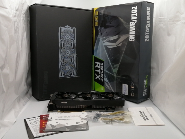 中古 ZOTAC RTX2080ti AMP 中古】ZOTAC GeForce RTX 2080 Ti AMP Edition（ZT-T20810D-10P