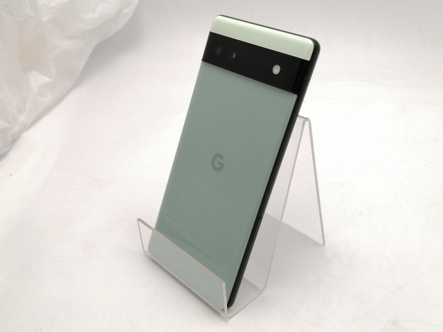 【中古】Google 国内版 【SIM無償性】 Pixel 6a サルヴィア 6GB 128GB GB17L【立川フロム中武】言いはなつ継続期間１ヶ月【位置づけるB】