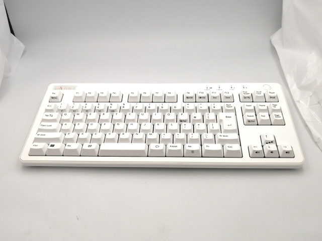 【中古】東プレ REALFORCE R3 R3HC71 [有線&無線/テンキーレス/日本語配列/ホワイト/静音/45g]【ECセンター】保証期間１週間