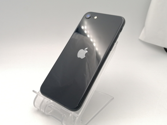 【中古】Apple ymobile 【SIMフリー】 iPhone SE（第3世代） 64GB ミッドナイト MMYC3J/A【ECセンター】保証期間１ヶ月【ランクB】