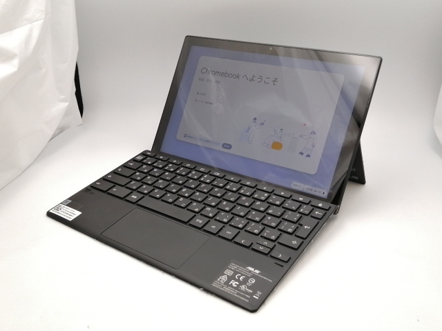 【中古】ASUS Chromebook Detachable CM3 CM3000DVA-HT0019 ミネラルグレー【MT MT8183 4G 128G(Flash) WiFi 10LCD(1920x1200)】【ECセンター】保証期間１ヶ月【ランクB】