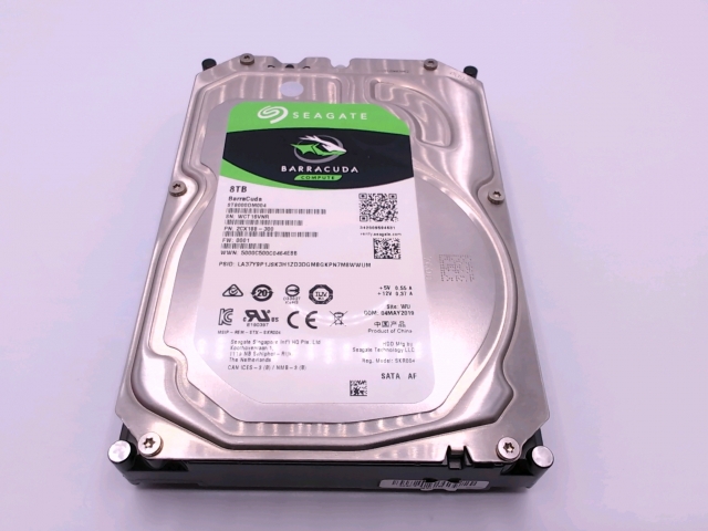 【中古】Seagate ST8000DM004 8TB/5400rpm/256MB/6Gbps【ECセンター】保証期間１週間