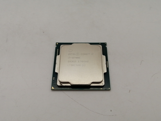 core i7-8700k ジャンク CPU core i7-8700k ジャンク CPU(中古】 intel でっかく CPU Core
