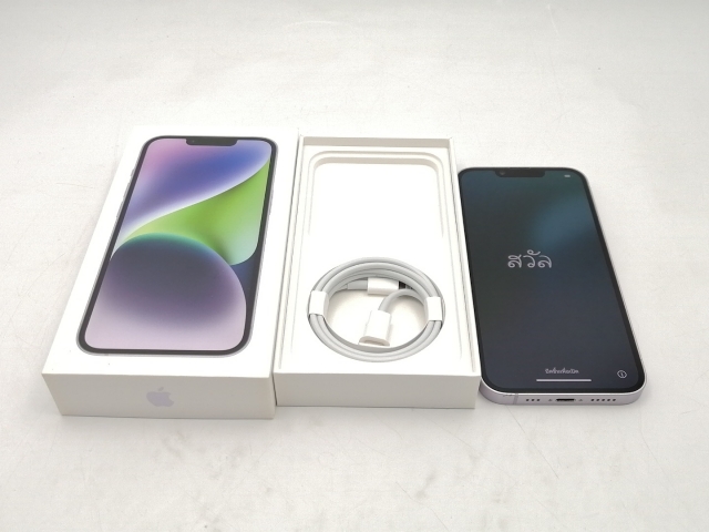 【中古】【赤ロム保証あり】Apple 楽天モバイル 【SIMフリー】 iPhone 14 128GB パープル MPUY3J/A【ECセンター】保証期間１ヶ月【ランクB】_7