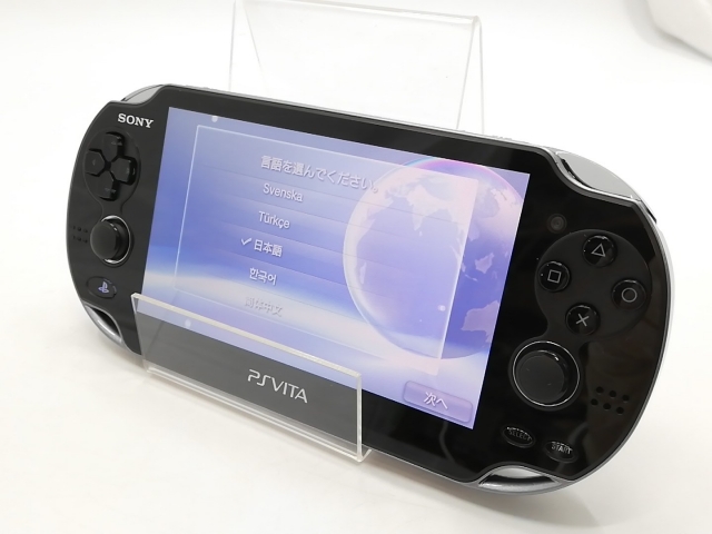 ソニー プレイステーション Vita クリスタル・ブラック PCH-1000