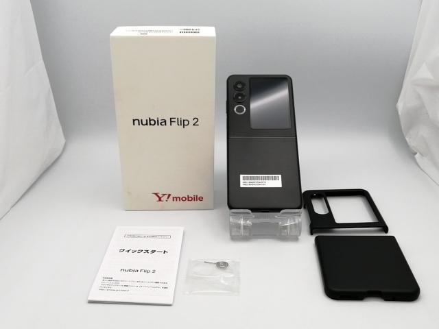 【中古】ZTE ymobile 【SIMフリー】 nubia Flip 2 6GB 128GB ブラック A404ZT【川崎駅前】保証期間１ヶ月【ランクB】_7