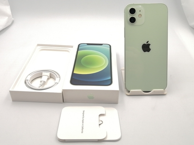 中古】Apple au 【SIMロック解除済み】 iPhone 12 128GB グリーン