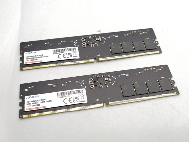 【中古】DDR5 16GB 2枚組（合計32GB） DDR5-5600(PC5-44800)【デスクトップPC用】【ECセンター】保証期間１週間