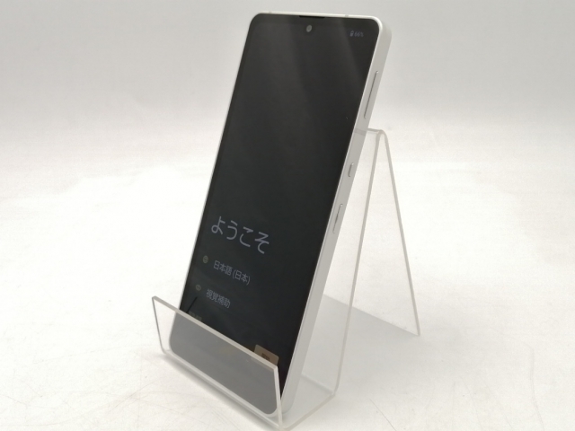 【中古】SHARP docomo 【SIMフリー】 AQUOS sense6 シルバー 4GB 64GB SH-54B【ECセンター】保証期間１ヶ月【ランクB】_1