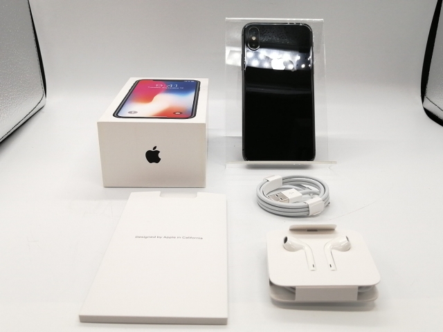 中古】Apple 海外版 【SIMフリー】 iPhone X 256GB スペースグレイ
