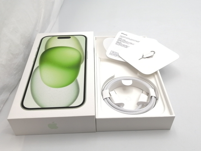 【中古】Apple 国内版 【SIMフリー】 iPhone 15 256GB グリーン MTMT3J/A【ECセンター】保証期間１ヶ月【ランクA】_2