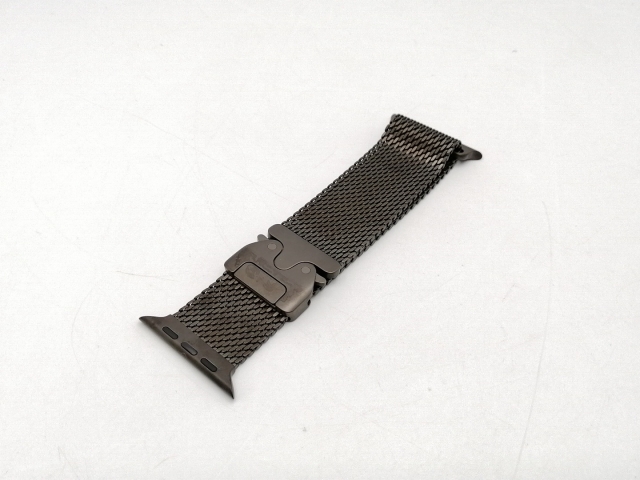 【中古】Apple Apple Watch 49mmケース用ミラネーゼループ ブラックチタニウム Sサイズ MGHR4FE/A【ECセンター】保証期間１ヶ月【ランクA】