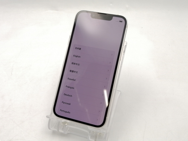 【中古】Apple 国内版 【SIMフリー】 iPhone 13 mini 128GB スターライト MLJE3J/A【ECセンター】保証期間１ヶ月【ランクB】_1