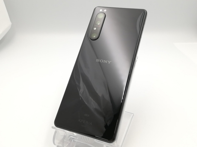 中古】SONY au 【SIMロックあり】 Xperia 1 II ブラック 8GB 128GB