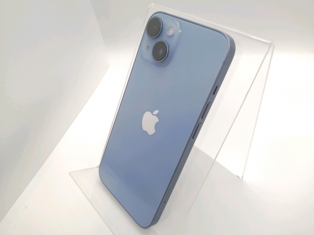 中古】Apple au 【SIMフリー】 iPhone 14 128GB ブルー MPVJ3J/A【EC 