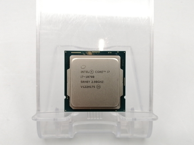 【中古】Intel Core i7-10700 (2.9GHz/TB:4.8GHz) bulk LGA1200/8C/16T/L3 16M/UHD630/TDP65W【ECセンター】保証期間１週間