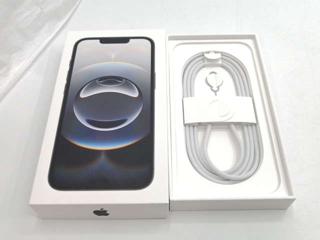 中古】【安心保証】 iPhone16e[128GB] 楽天モバイル ブラック 中古