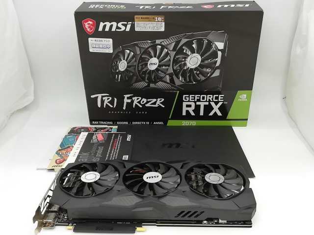 【中古】MSI GeForce RTX 2070 TRI FROZR RTX2070/8GB(GDDR6)/PCI-E【ECセンター】保証期間１週間