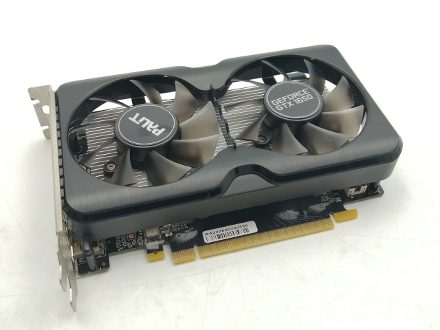 【中古】Palit GTX1650 GP OC 4G GDDR6（NE61650S1BG1-1175A) GTX1650/4GB(GDDR6)/PCI-E【EC真っただ中】言いはなつ継続期間１週