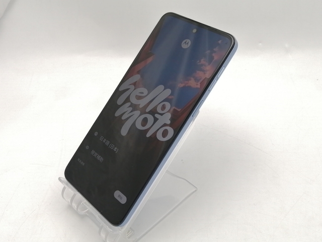 【中古】MOTOROLA ymobile 【SIMフリー】 moto g64y 5G シルバーブルー 4GB 128GB PB2F0001JP【ECセンター】保証期間１ヶ月【ランクB】_1