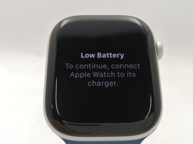 【中古】Apple Apple Watch Series10 46mm GPS シルバーアルミニウムケース/デニムスポーツバンド (M/L) MWWM3J/A【ECセンター】保証期間１ヶ月【ランクB】