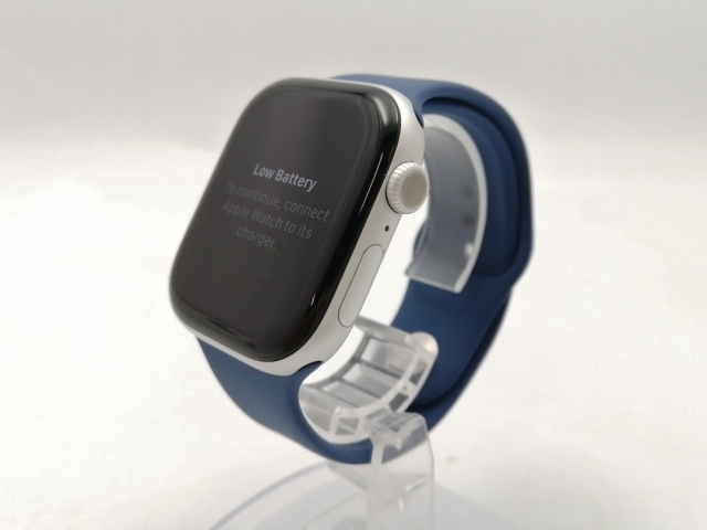 【中古】Apple Apple Watch Series10 46mm GPS シルバーアルミニウムケース/デニムスポーツバンド (M/L) MWWM3J/A【ECセンター】保証期間１ヶ月【ランクB】_1
