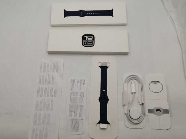 【中古】Apple Apple Watch Series10 46mm GPS シルバーアルミニウムケース/デニムスポーツバンド (M/L) MWWM3J/A【ECセンター】保証期間１ヶ月【ランクB】_5