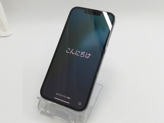 【中古】Apple 楽天モバイル 【SIMフリー】 iPhone 13 Pro 256GB シエラブルー MLUU3J/A【秋葉5号】保証期間１ヶ月【ランクB】_1