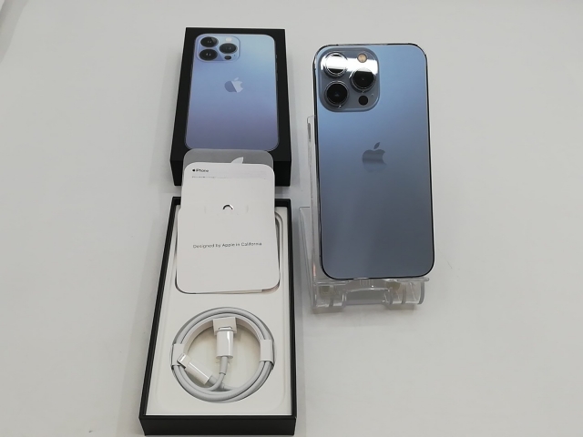 【中古】Apple 楽天モバイル 【SIMフリー】 iPhone 13 Pro 256GB シエラブルー MLUU3J/A【秋葉5号】保証期間１ヶ月【ランクB】_7