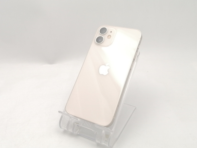 【中古】Apple au 【SIM鍵を掛ける取り消す済み】 iPhone 12 mini 64GB 白いこと MGA63J/A【府中ル・シーニュ】言いはなつ継続期間１ヶ月【位置づけるB】