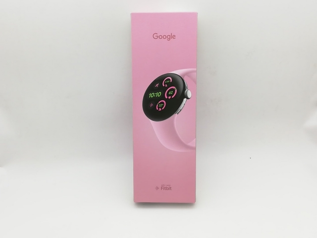 【未使用】Google Pixel Watch3 Wi-Fiモデル 41mm Polished Silver アルミケース/Rose Quartz アクティブ バンド【仙台イービーンズ】保証期間３ヶ月の通販は 28,505円